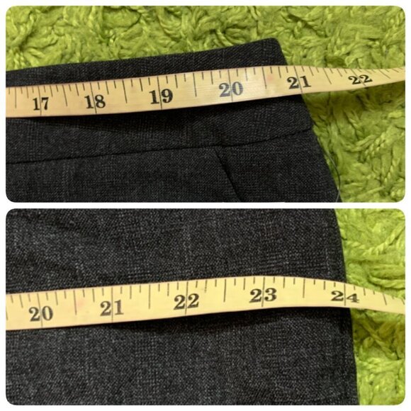 Amanda+Chelsea Womens Low Rise Plus Size Dress Pants Trousers Sz 18W in Charcoal - Picture 10 of 13
